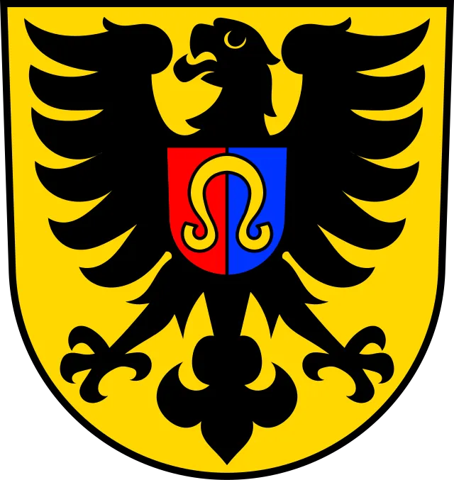 Wappen von Bopfingen – Ein Bild des Wappens von Bopfingen, das die historische und kulturelle Bedeutung der Stadt im Ostalbkreis darstellt.